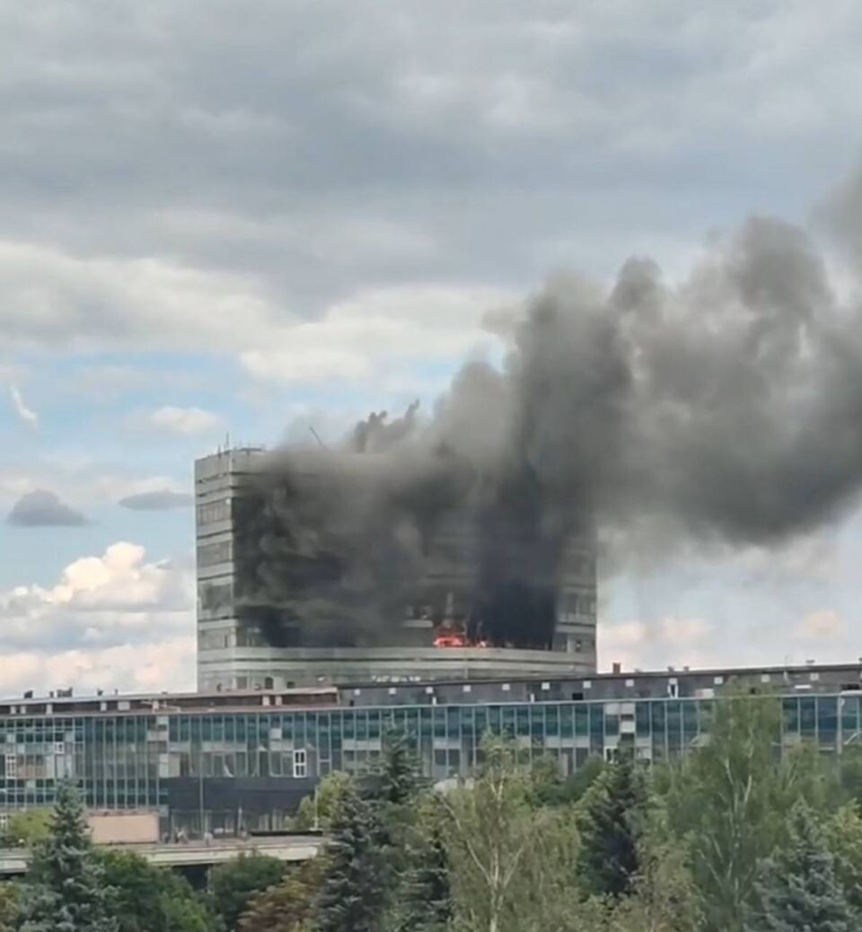 Появились кадры с места тушения пожара в подмосковном Фрязино. Видео и фото  | ТОЛК | Дзен