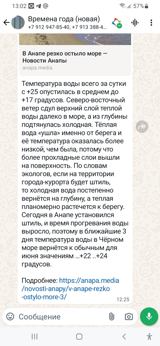 Скрин с Телеграм-канала