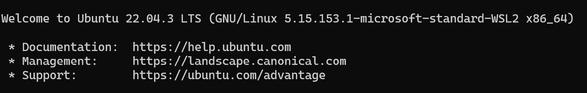 Сообщение об успешной установке Ubuntu. Ваша версия системы может отличаться.