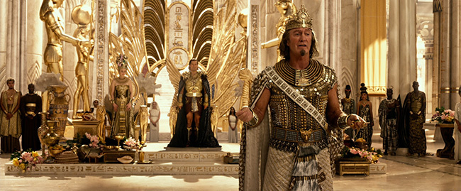 Царство светлого бога Осириса в фильме "Боги Египта"