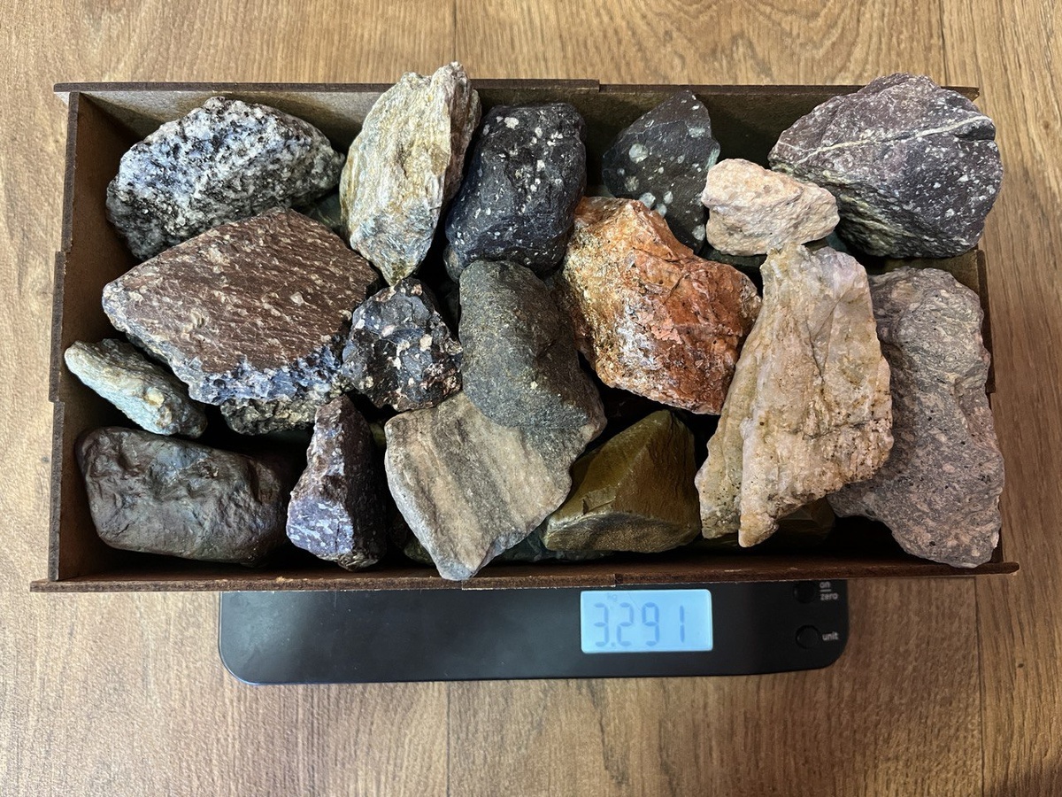 По камешку, по камешку - и, неожиданно, 3,3 кило))