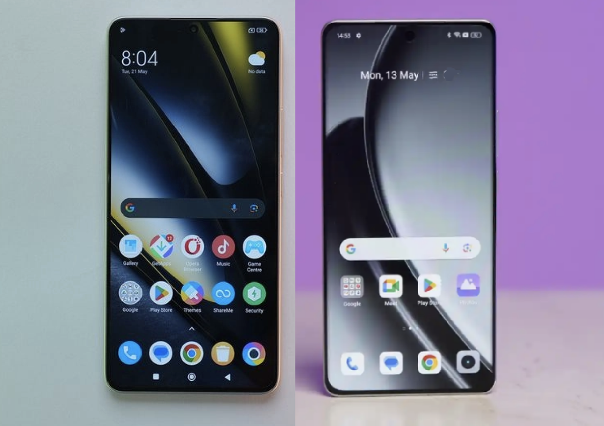 POCO F6 (слева) или Realme GT 6T (справа)