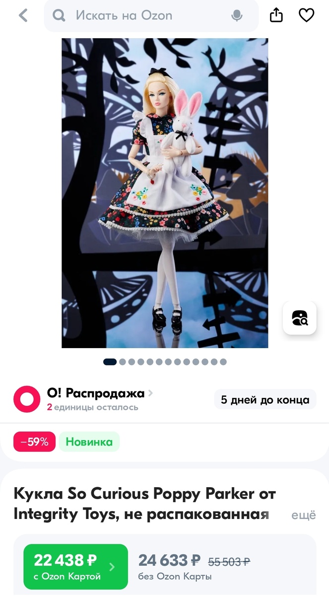 Скриншот автора. Ozon.