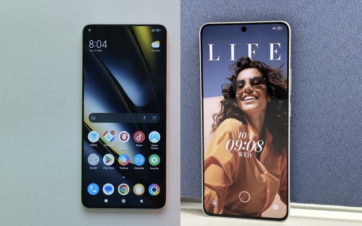 POCO F6 (слева) и POCO X6 Pro (справа)