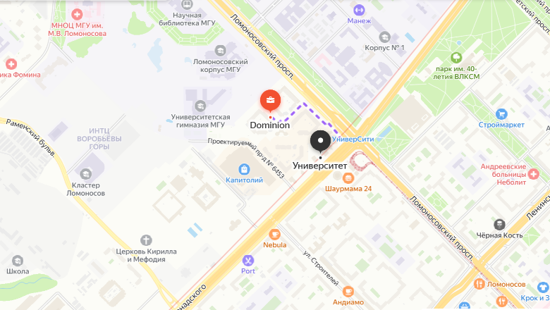 Станция метро находится в шаговой доступности от жилого комплекса
