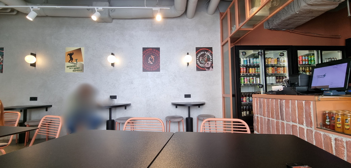 "Дерзкий донер", интерьер