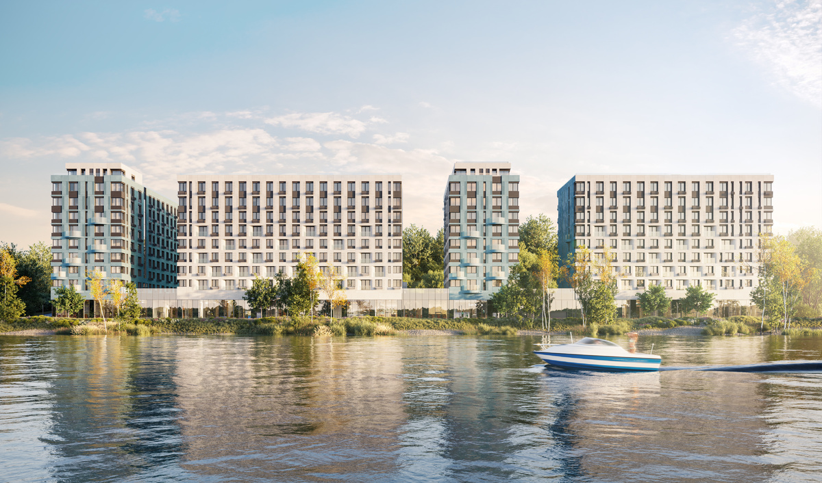 Клубный дом RIVERANG на первой береговой линии реки Ангара