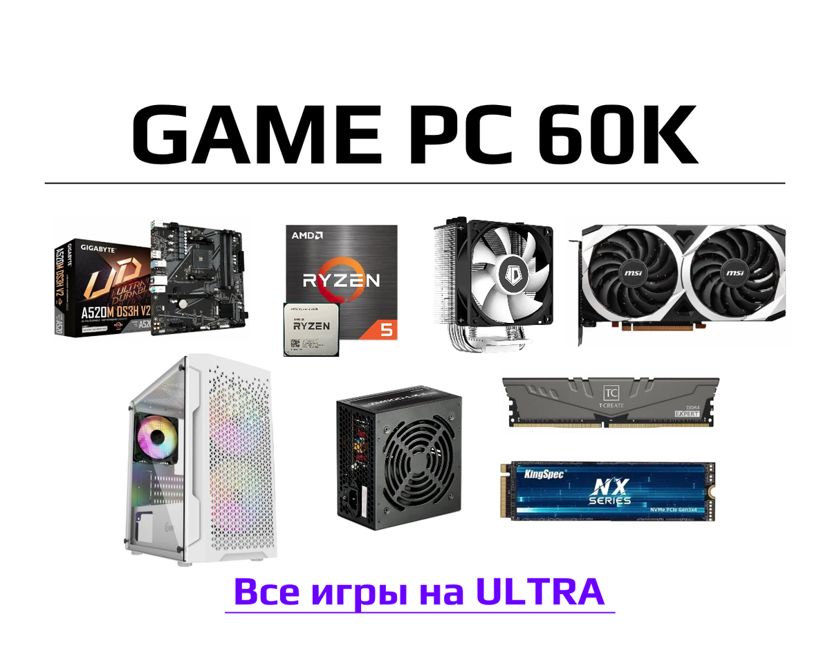 Игровой ПК за 60к
