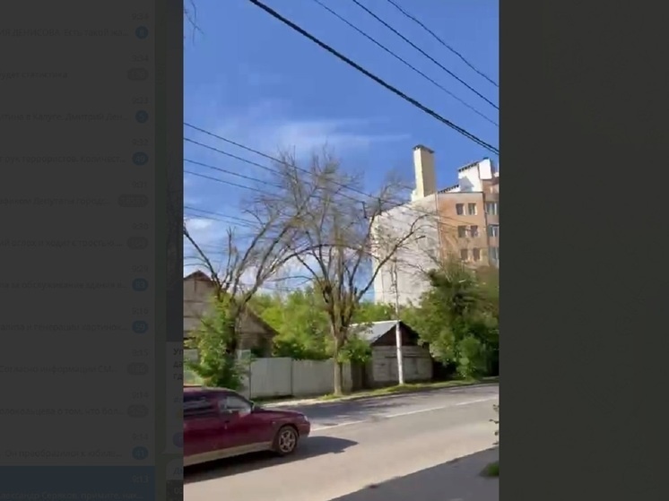     Скрин видео Дмитрия Денисова