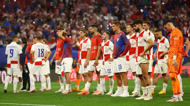   Футболисты сборной Хорватии. Reuters