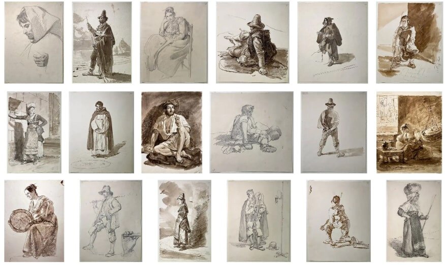 Листы «Итальянского альбома» Карла Брюллова © Artinvestment