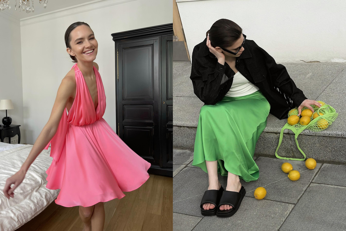 Яркие оттенки идеально впишутся в летний гардероб