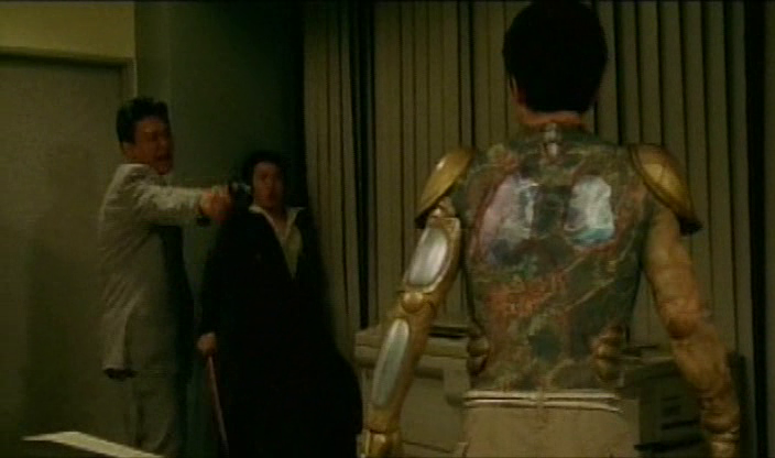Кадр из фильма "Цельнометаллический якудза" (1997)