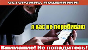 Мошенники звонят по телефону / Давай мошонка инвестировать!