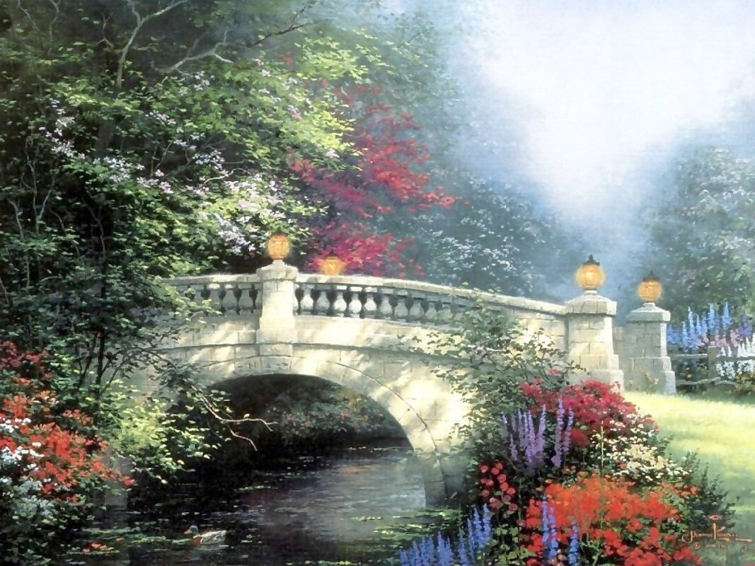 Иллюстрация Томаса Кинкейда