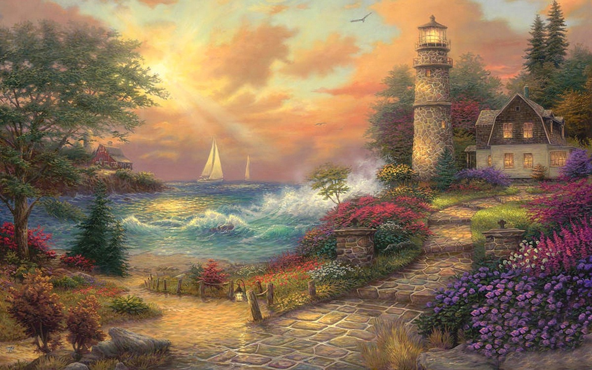 Иллюстрация Томаса Кинкейда