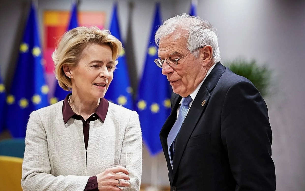 Урсула фон дер Ляйен и Жозеп Боррель