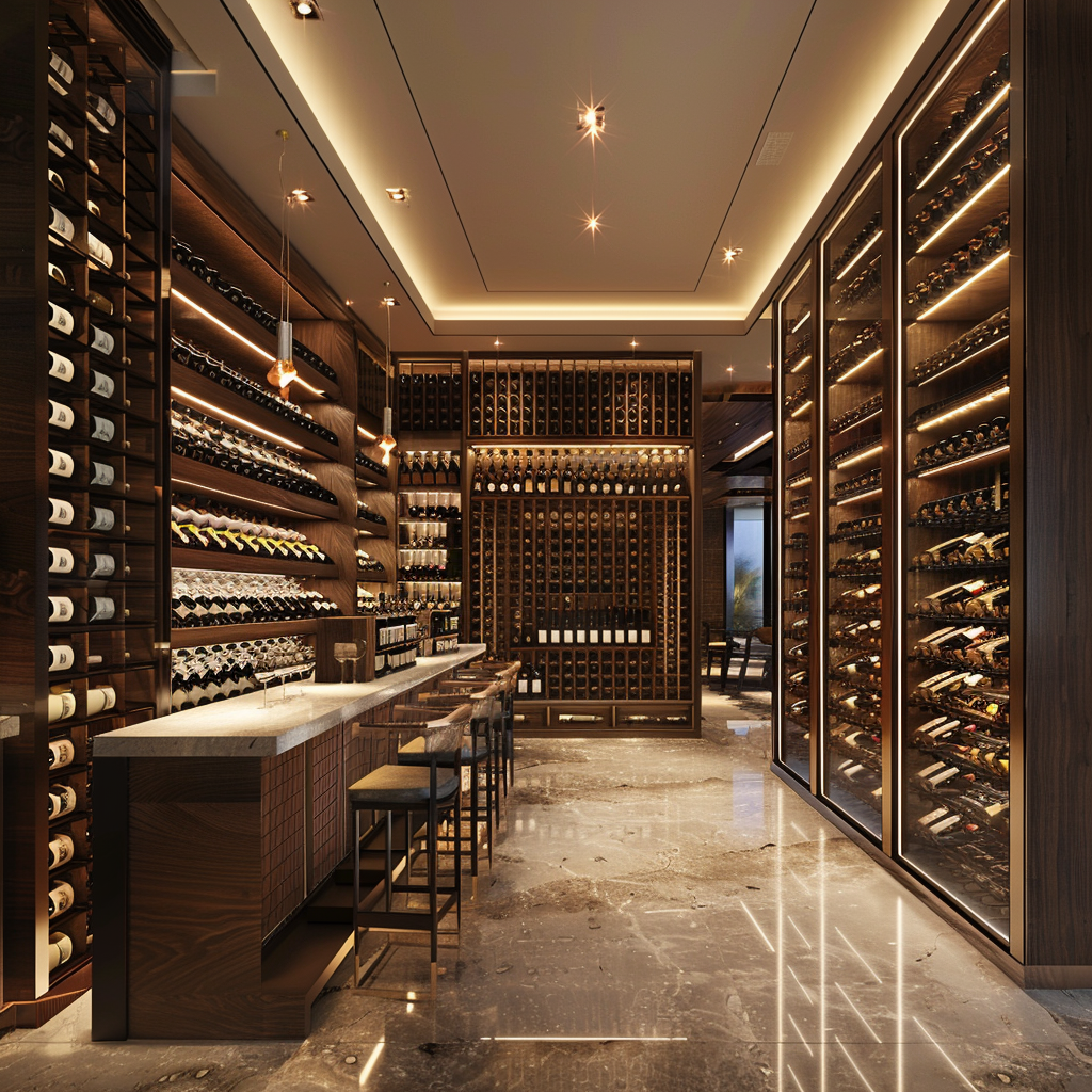 Винная комната для хранения вина 