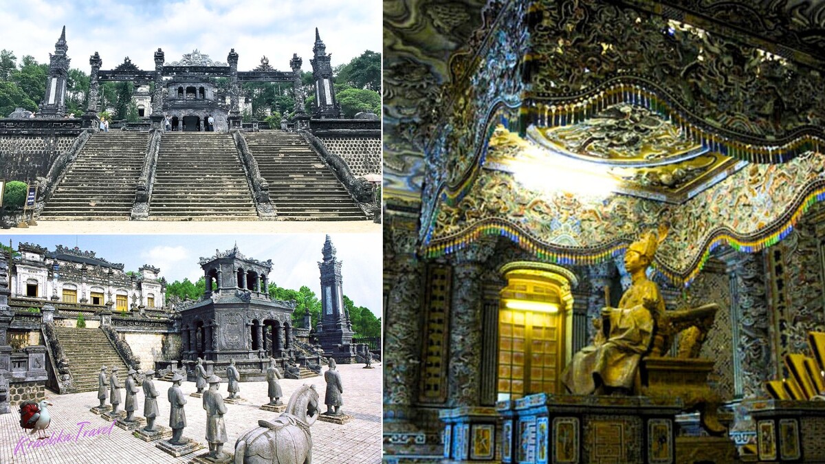 Гробница Кхай Динь в Хюэ, Вьетнам