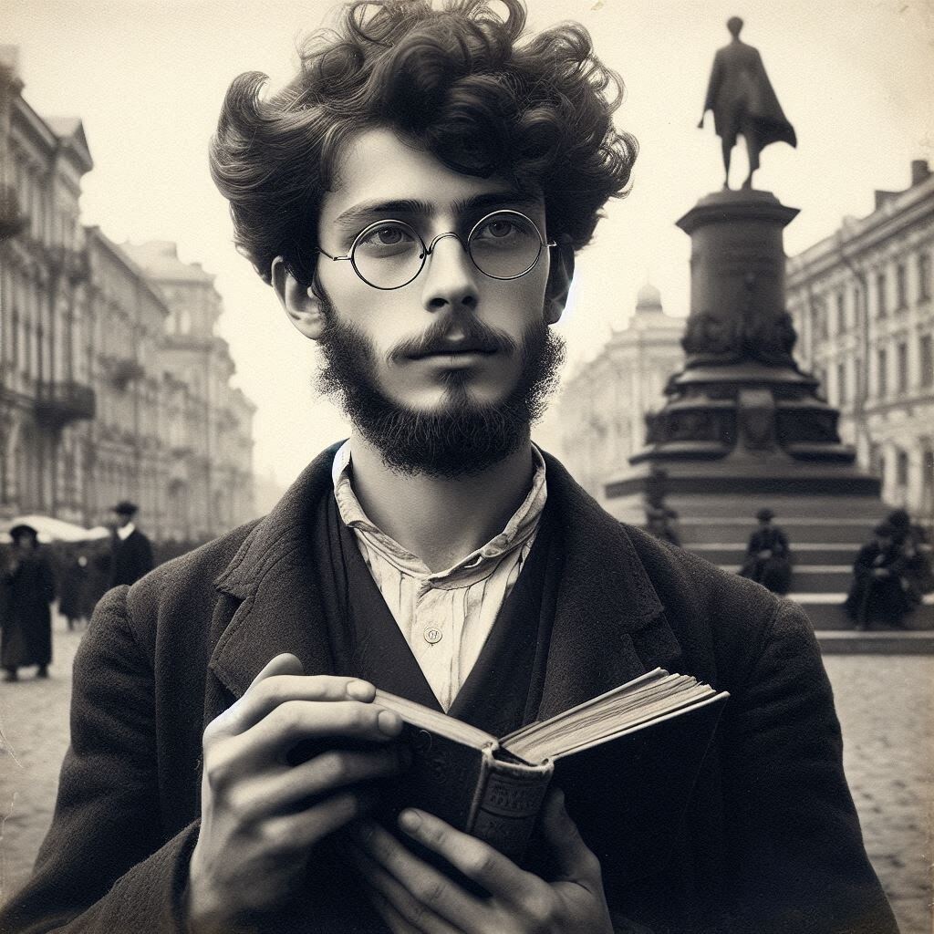 Молодой Лев Бронштейн - будущий Лев Троцкий