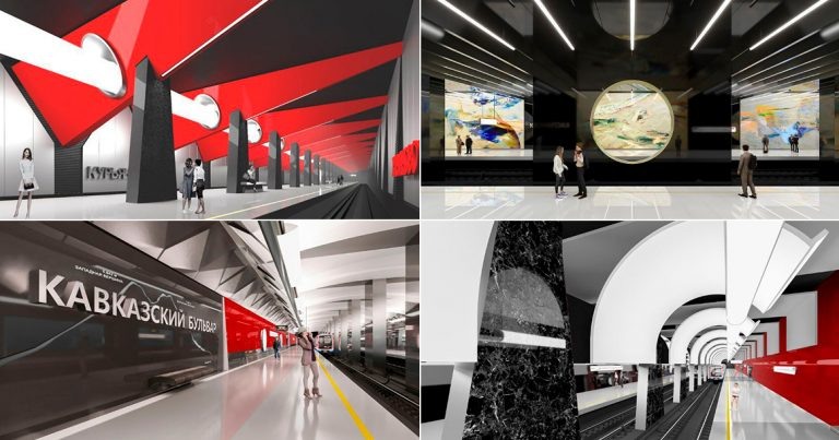 Бирюлевская линия метро будет состоять из десяти станций. Дизайн двух из них — «Остров мечты» и «Загорье» — нам уже показывали в 2022 году.