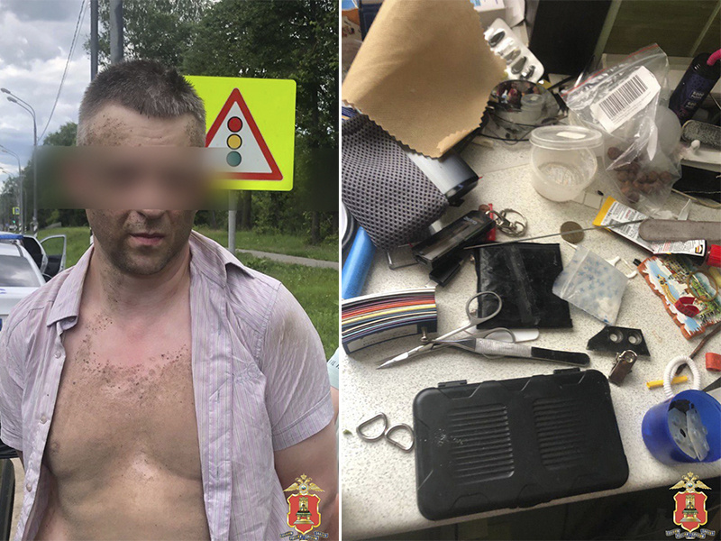 Под Тверью на М-10 «Россия» полиция задержала пассажира, везущего амфетамин