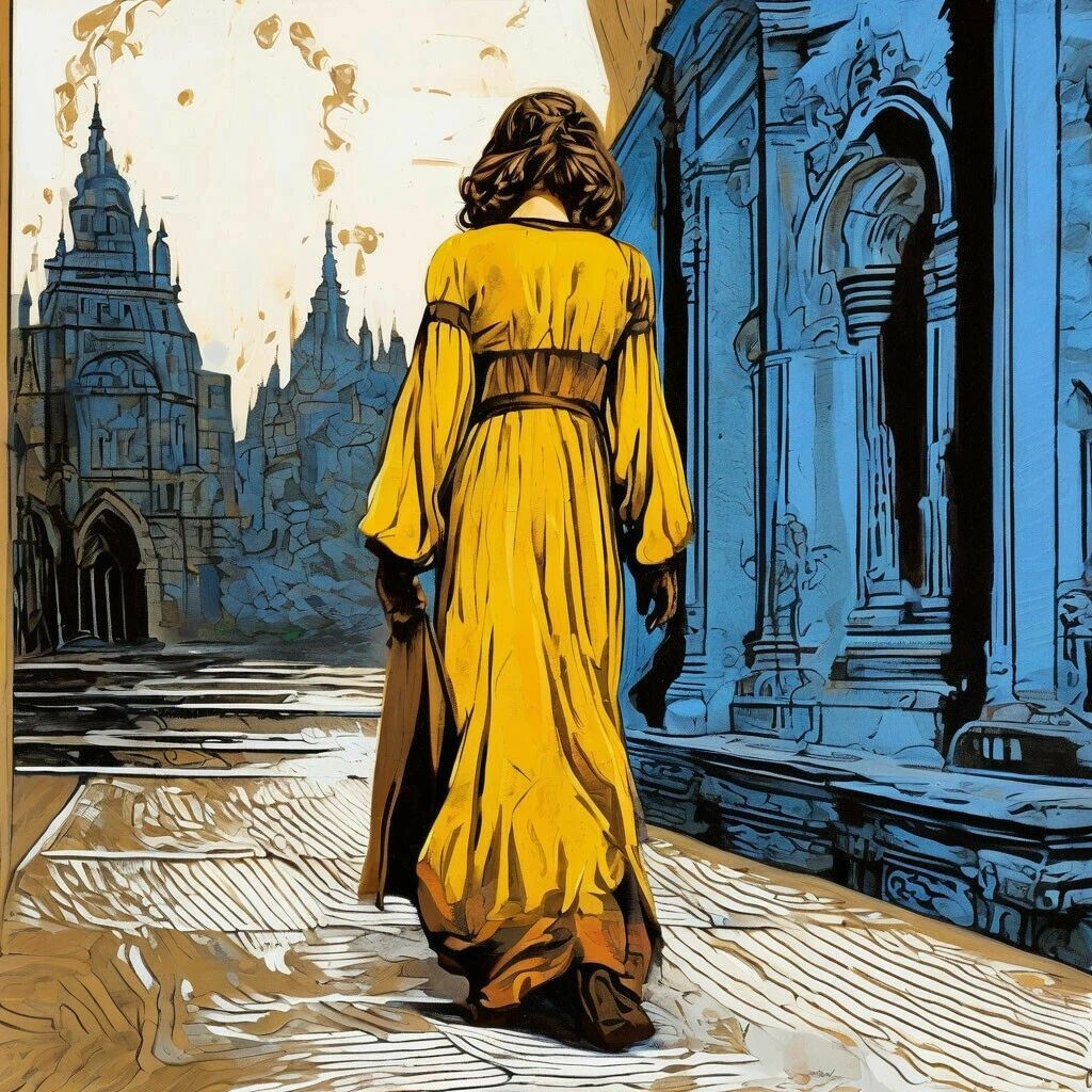 Фото канала Таро Портал ( ИИ). Техника графика, линогравюра. 