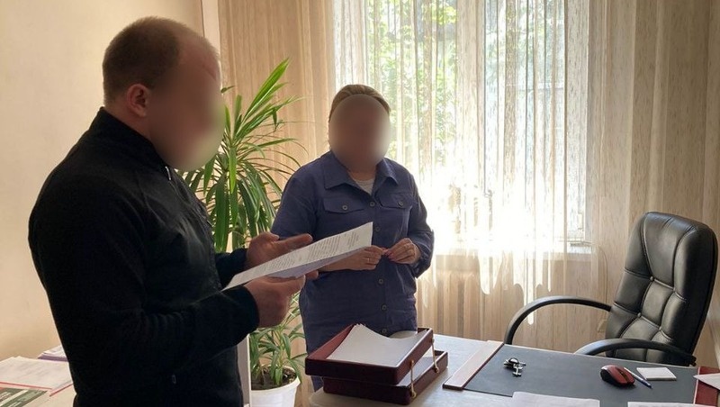    Задержание подозреваемой Фото: УФСБ по Ставрополью