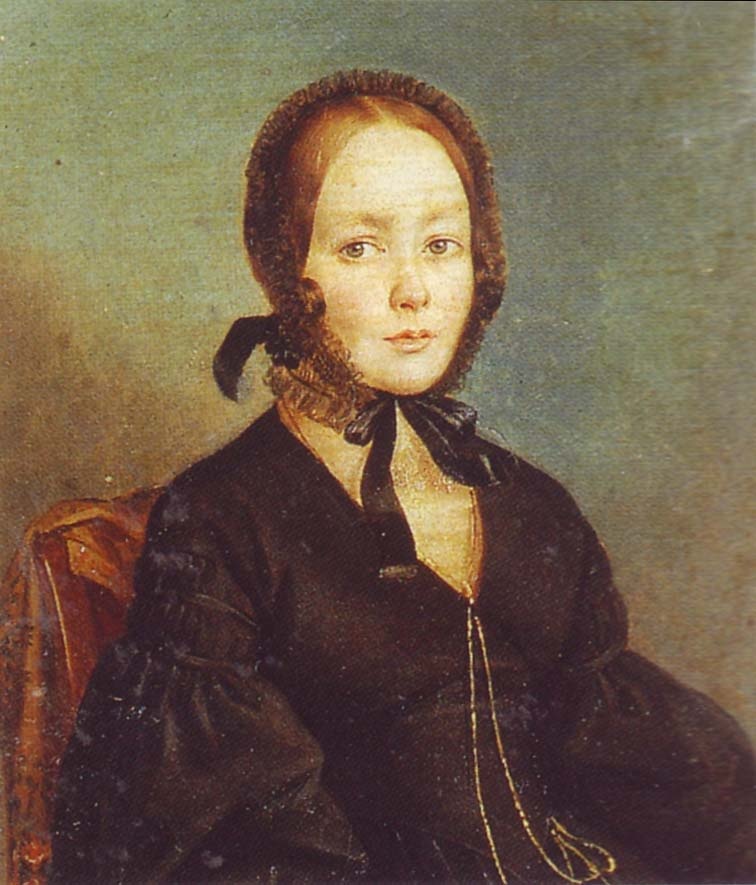 Предполагаемый портрет Анны Керн. А. Арефов-Багаев. 1840-е гг