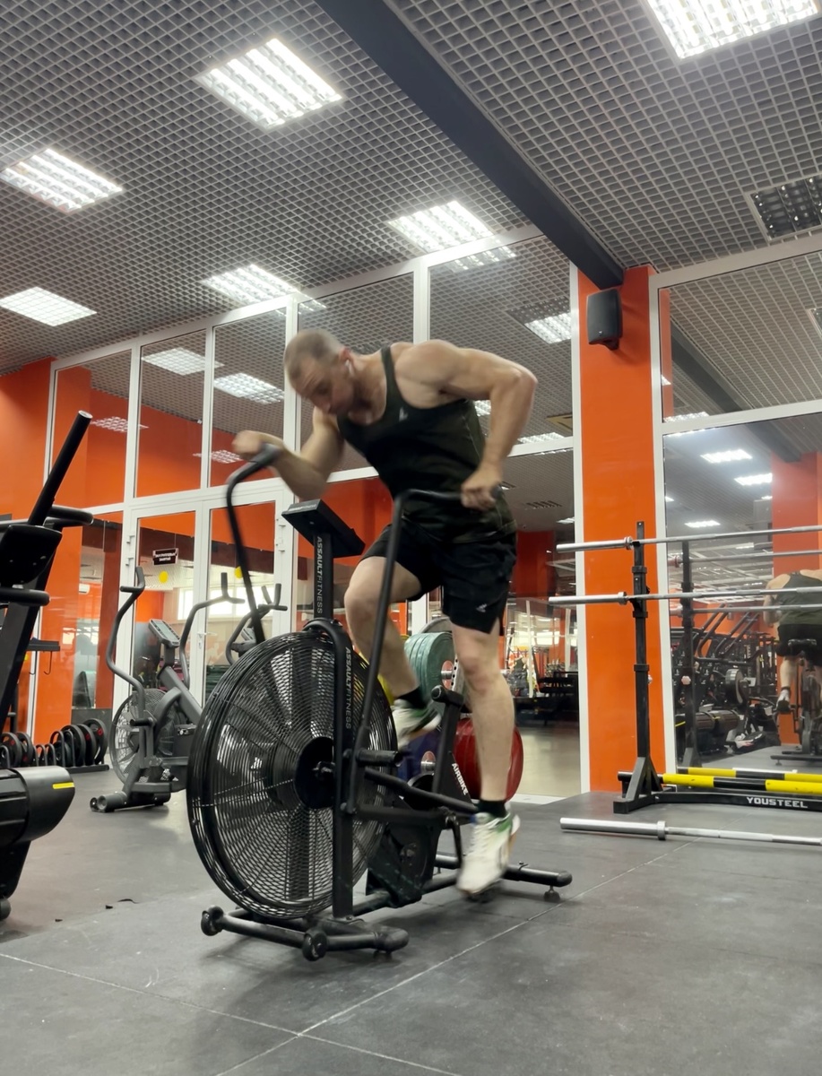 Спринт на байке. 