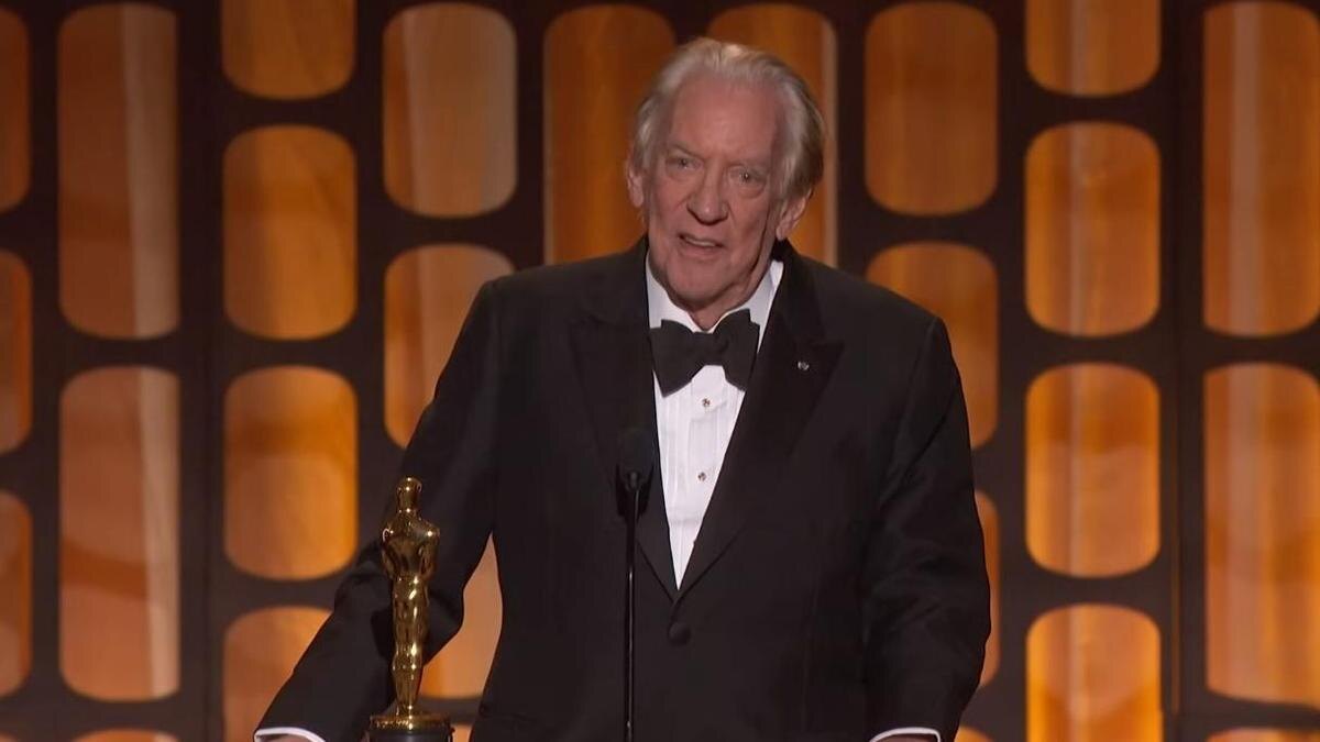    Дональд Сазерленд и «Оскар»:YouTube / Oscars