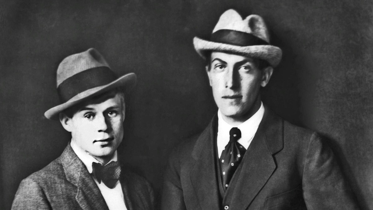 Анатолий Мариенгоф с Сергеем Есениным. Фото: culture.ru 