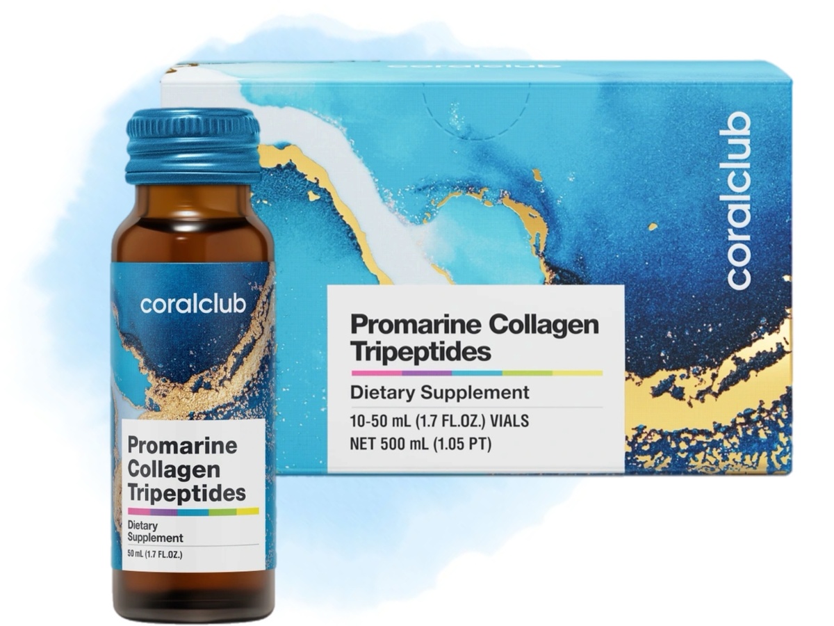     Курс трипептидов коллагена Promarine Collagen Tripeptides, Coral Club