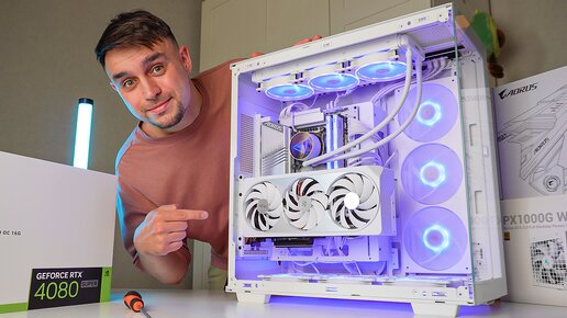 Я ПОСТАВИЛ RTX 4080 SUPER AERO В АКВАРИУМ ОТ DEEPCOOL