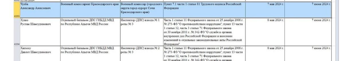    Фото: скриншот из документа, опубликованного на сайте gossluzhba.gov.ru