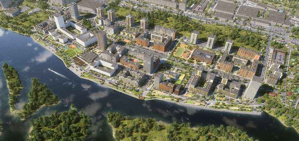 ЖК Европейский Берег Новосибирск – План застройки