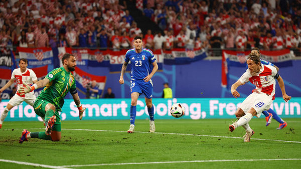 На 55 – й минуте хорваты открыли счёт. Отличился Модрич