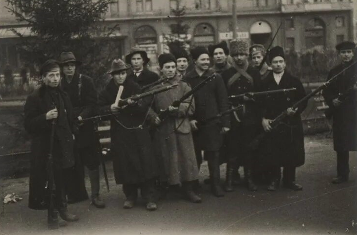 Красногвардейцы. 1917г. Фото из открытых источников