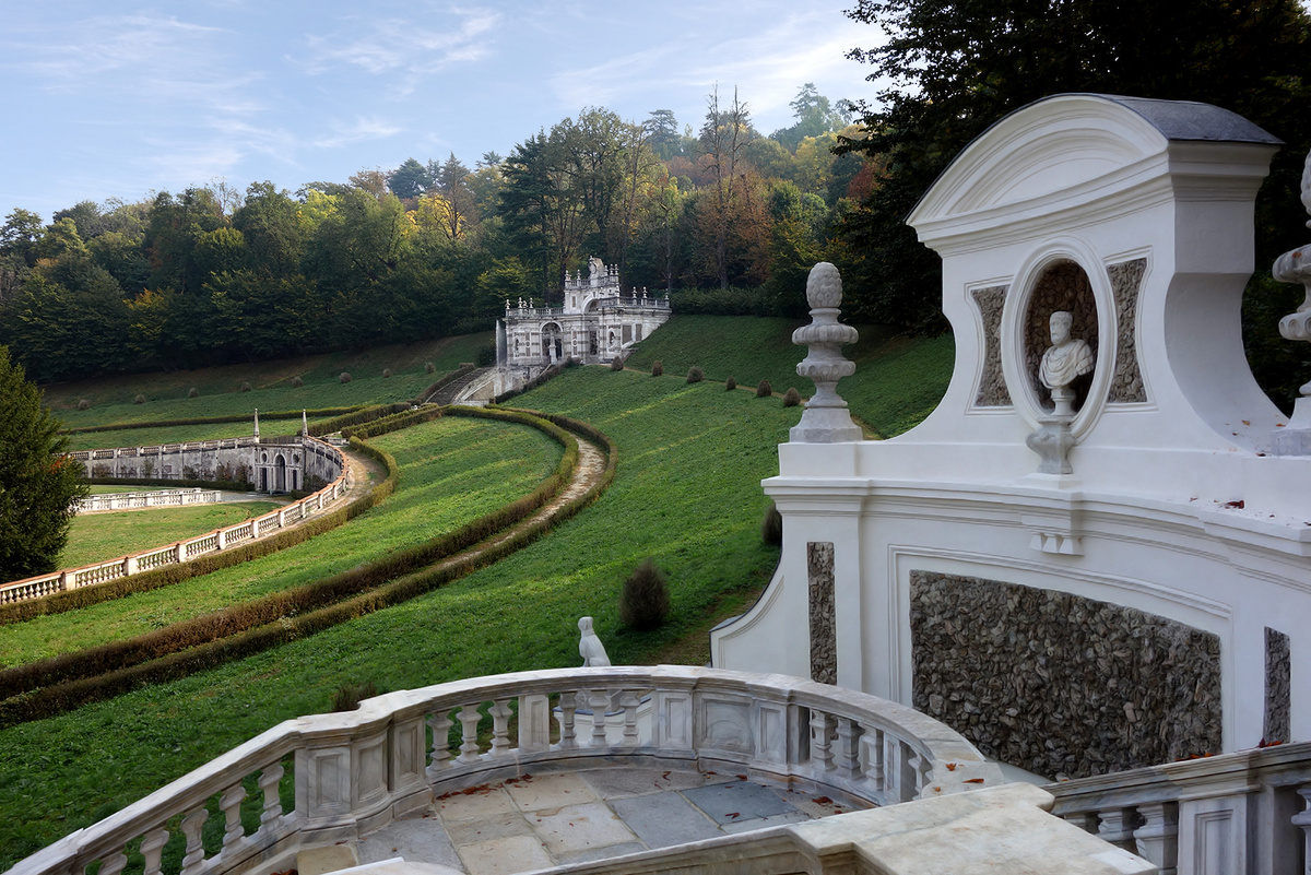 Вилла Реджина. Парковый ансамбль. Турин. Италия. Фото автора.