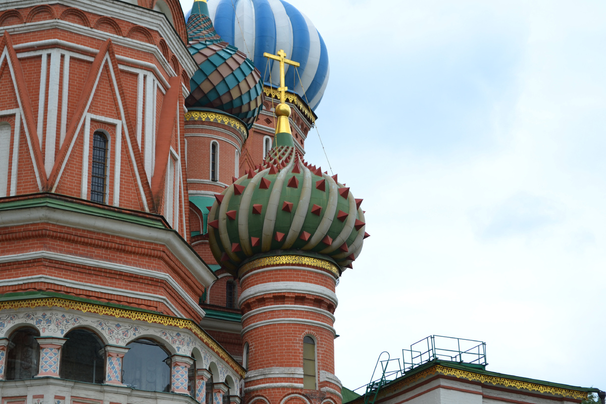 Москва. Собор Покрова Пресвятой Богородице, что на Рву 1555 - 1561 гг. Фрагмент. Фото автора