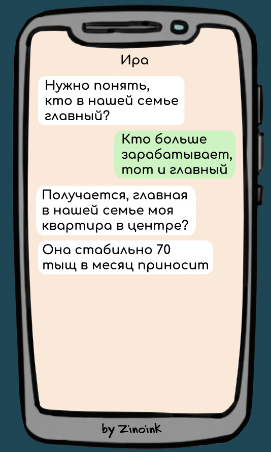 В каждой паре наступает момент, когда пора определиться: кто в семье управляет финансами, планами на будущее и семейными перспективами, а кто...муж).