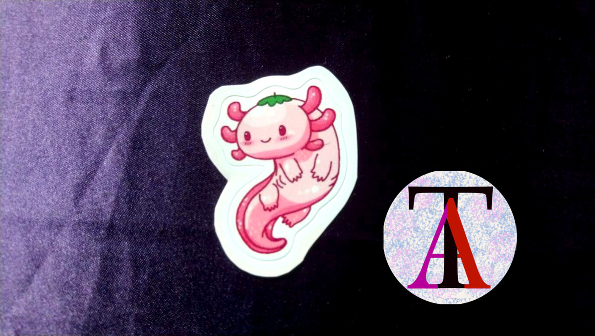 Он просто милый аксолотль в собственном море