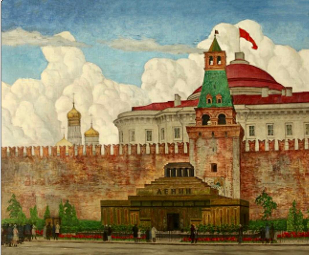 Виктор Коленда. «Мавзолей Ленина». 1925