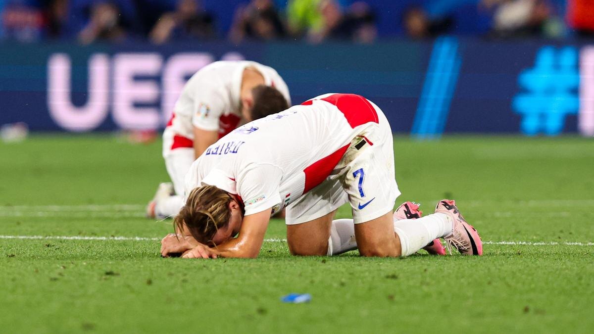    Хорватский футболист Ловро Майер:Peter Lous/BSR Agency/Getty Images