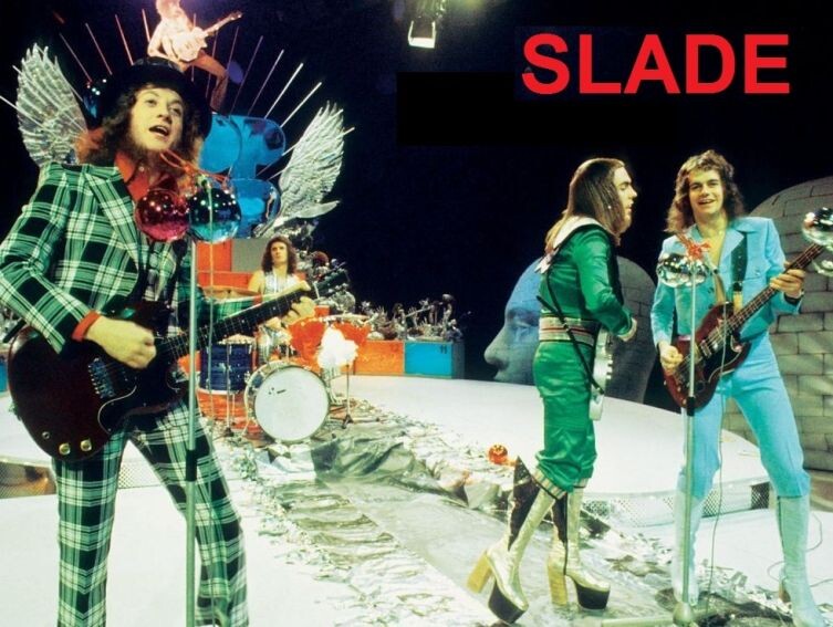 Британская рок-группа Slade на пике своей творческой карьеры