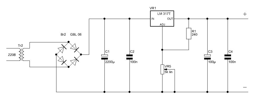 Схема используемая в опыте.