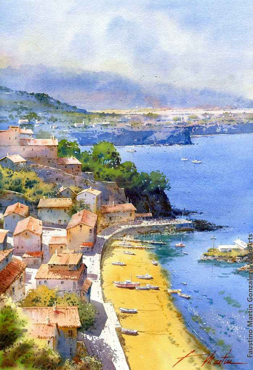 Фаустино Мартин Гонсалес. https://wooarts.com/wp-content/uploads/sites/1/nggallery/martin-faustino-gonzalez/faustino-martin-gonzalez-watercolor-painting-spain-wooarts-01.jpg