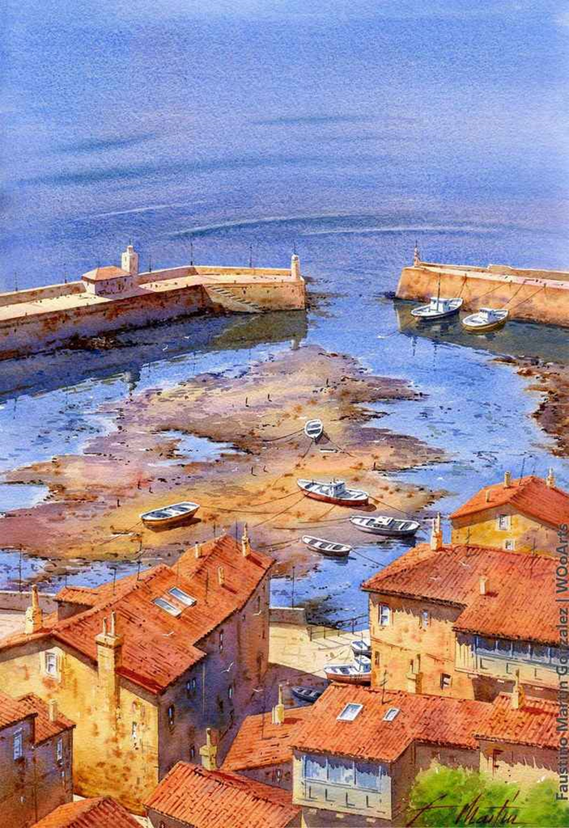 Фаустино Мартин Гонсалес. https://wooarts.com/wp-content/uploads/sites/1/nggallery/martin-faustino-gonzalez/faustino-martin-gonzalez-watercolor-painting-spain-wooarts-01.jpg