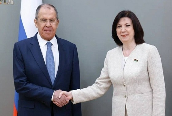    Сергей Лавров и Наталья Качанова