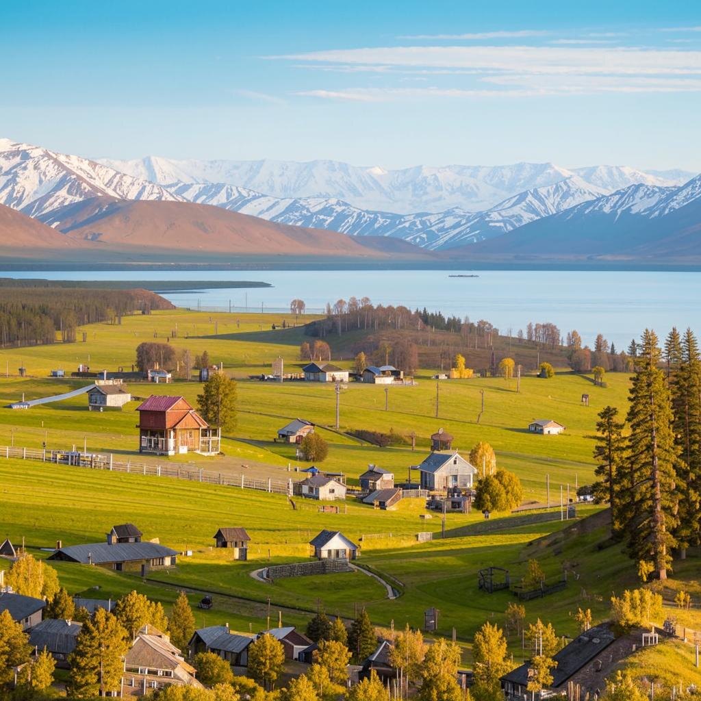 Лучшие места в Сибири по мнению нейросети)
